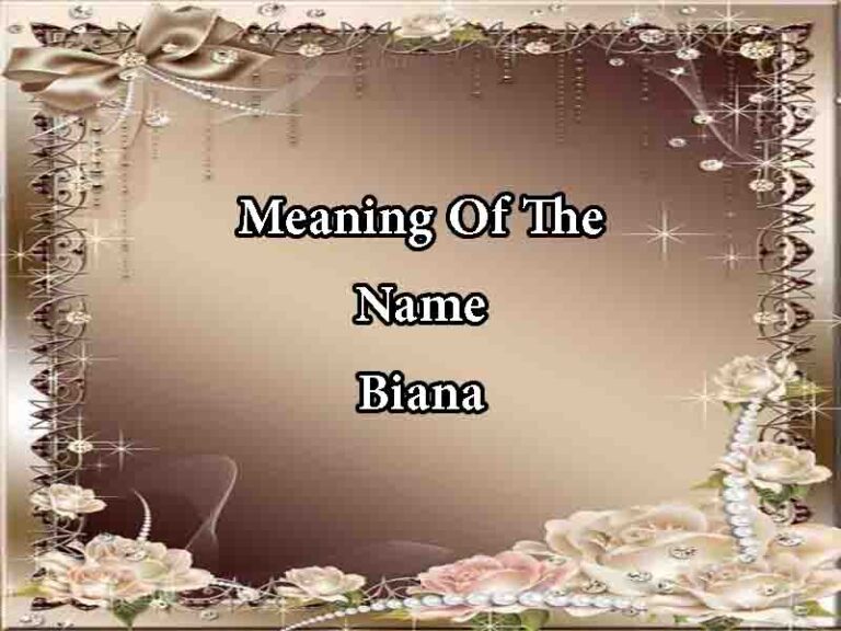 Meaning Of The Name Biana Origin, Numerology & Popularity
